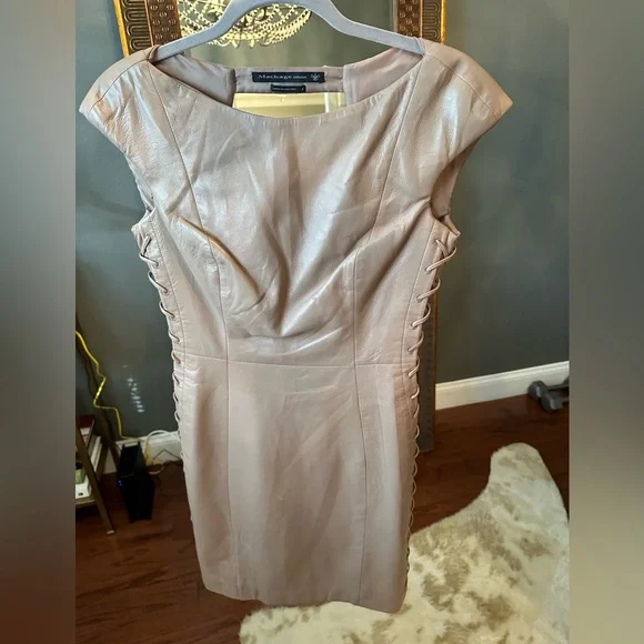 Mackage | Dresses | Nwot Mackage Faux Leather Lace Up Dress | Poshmark